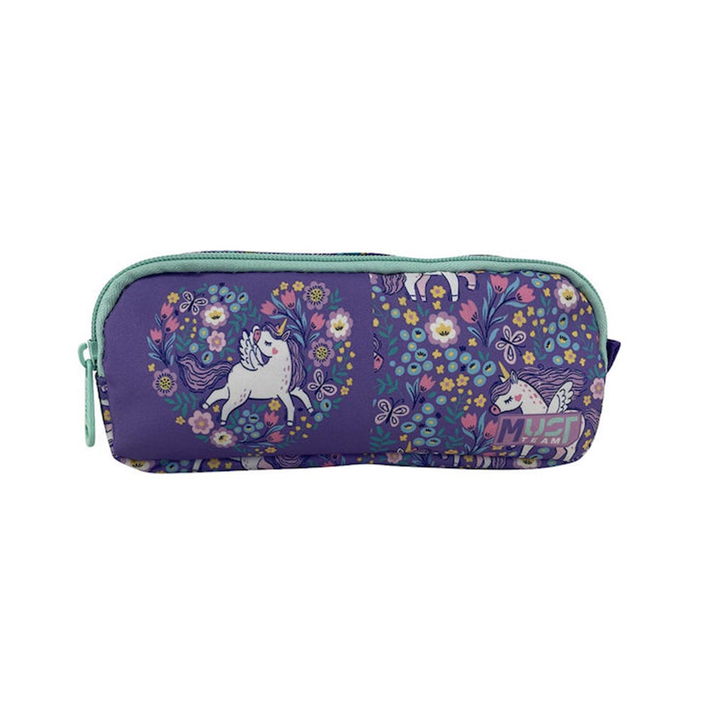 Κασετίνα Βαρελάκι Με 2 Θήκες Purple Unicorn 587641 Must - 119117