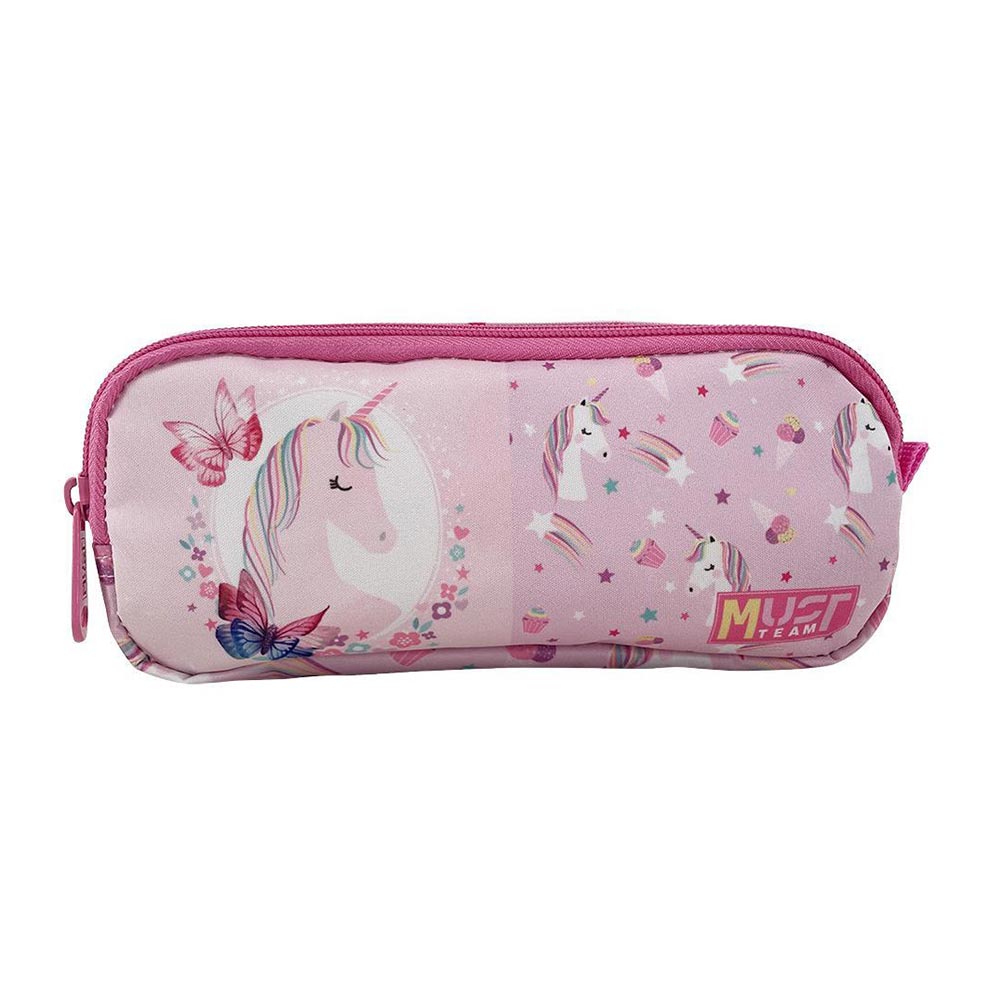 Κασετίνα Βαρελάκι Με 2 Θήκες Pink Unicorn 587642 Must - 119119