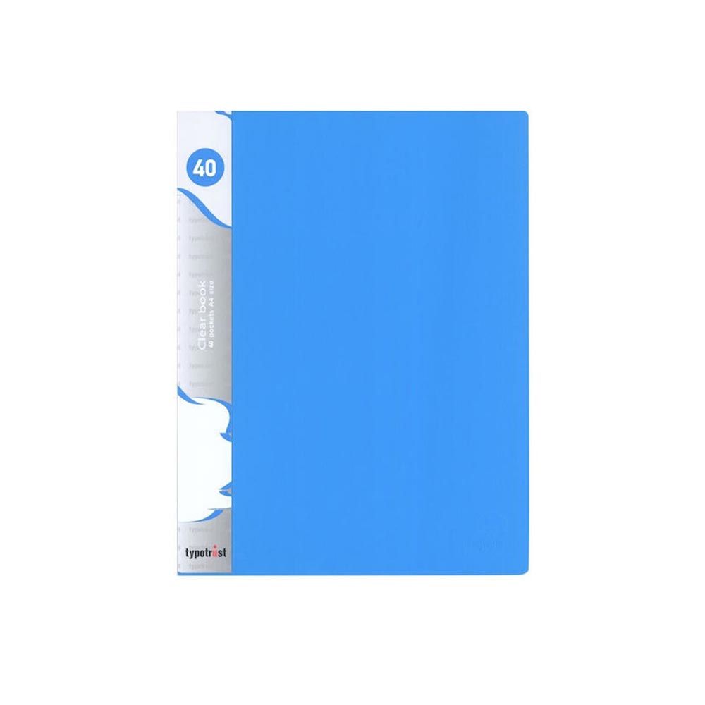 Ντοσιέ Σουπλ Α4 40 Θέσεων Μπλε FP10040-03 Typotrust - 102899