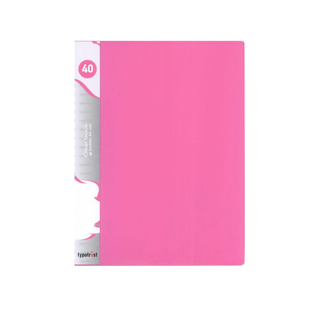 Ντοσιέ Σουπλ Α4 40 Θέσεων Ροζ FP10040-24 Typotrust - 102901