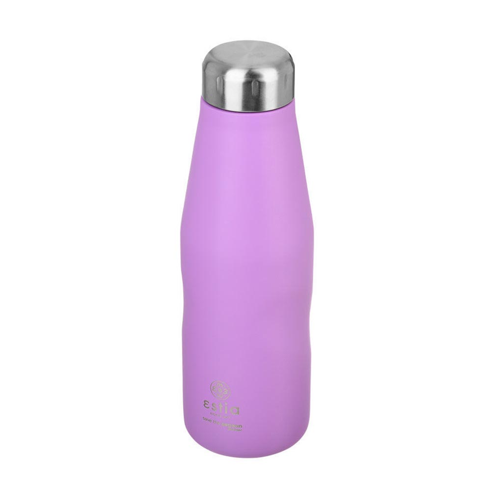 Μπουκάλι Θερμός Ανοξείδωτο Travel Flask Save The Aegean - Lavender Purple 500ml 7805 Estia - 86649