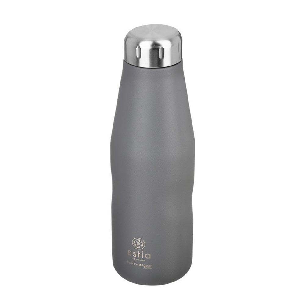 Μπουκάλι Θερμός Ανοξείδωτο Travel Flask Save The Aegean - Fjord Grey 500ml 8550 Estia - 86644