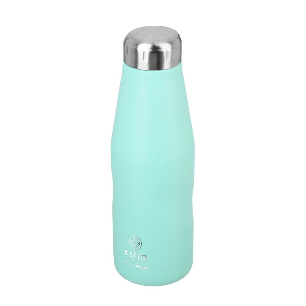 Μπουκάλι Θερμός Ανοξείδωτο Travel Flask Save The Aegean - Bermuda Green 500ml 9793 Estia - 86636