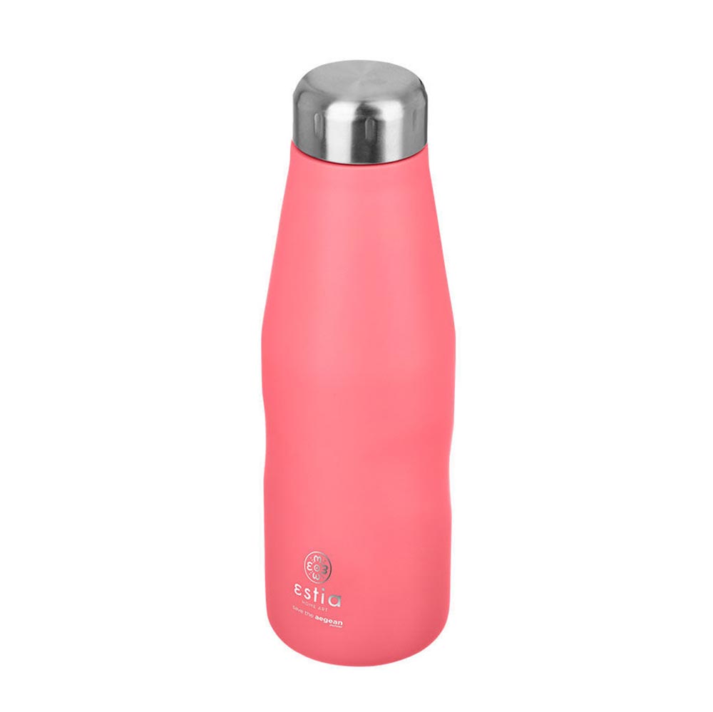 Μπουκάλι Θερμός Ανοξείδωτο Travel Flask Save The Aegean - Fusion Coral 500ml 9861 Estia - 86646