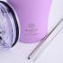 Ποτήρι Θερμός Ανοξείδωτο Coffee Mug Save The Aegean - Lavender Purple 350ml 12090 Estia - 2