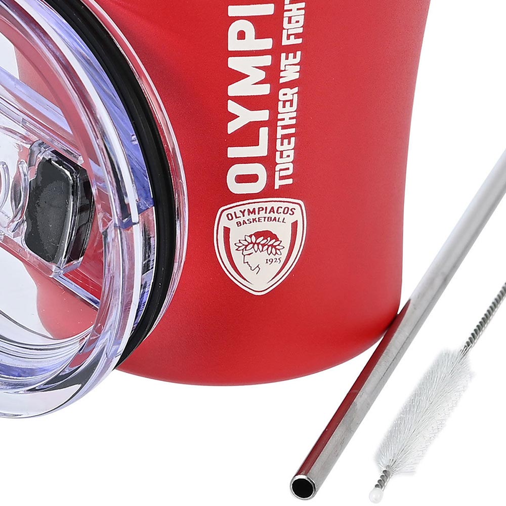 Ποτήρι Θερμός Ανοξείδωτο Coffee Mug Olympiacos BC Edition 350ml 13264 Estia - 2