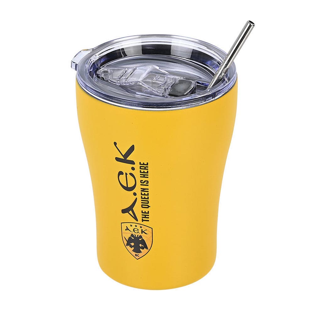Ποτήρι Θερμός Ανοξείδωτο Coffee Mug AEK BC Edition 350ml 13271 Estia - 0