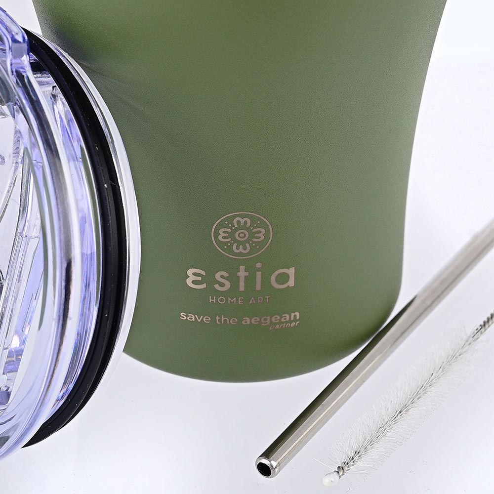Ποτήρι Θερμός Ανοξείδωτο Coffee Mug Save The Aegean - Forest Spirit 350ml 13813 Estia - 2