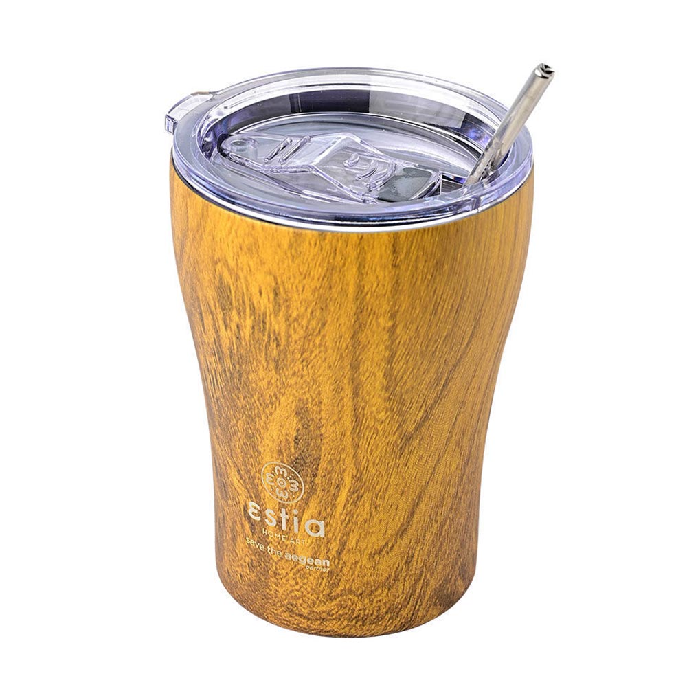 Ποτήρι Θερμός Ανοξείδωτο Coffee Mug Save The Aegean - Sekoya 350ml 16920 Estia - 0