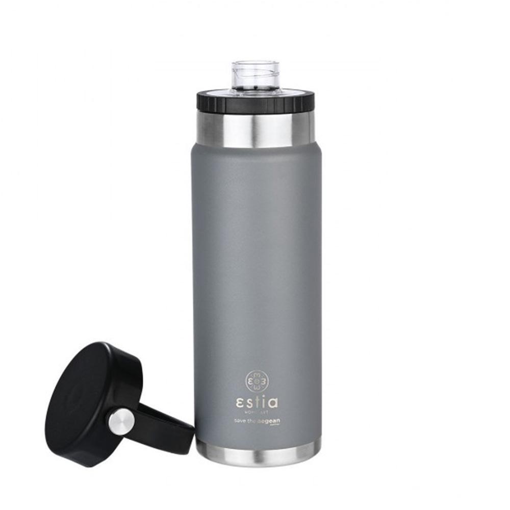 Θερμός Ανοξείδωτο Travel Chug Save The Aegean - Fjord Grey 750ml 17897 Estia - 1