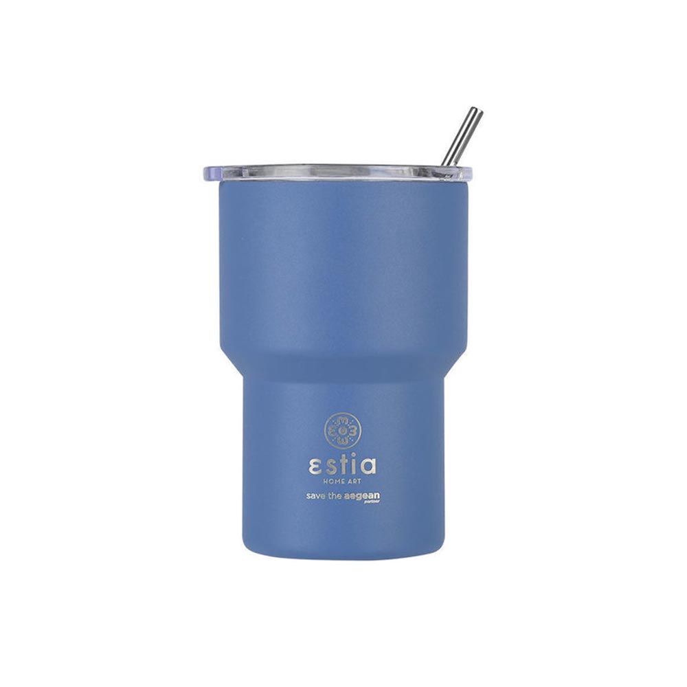 Ποτήρι Θερμός Mug Lite Save The Aegean - Denim Blue 400ml 18450 Estia - 1