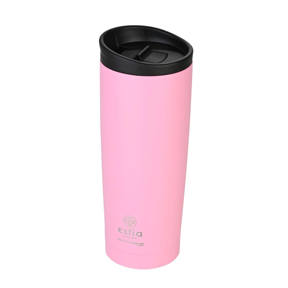 Ποτήρι Θερμός Ανοξείδωτο Travel Mug Save The Aegean - Blossom Rose 500ml 20354 Estia - 86766