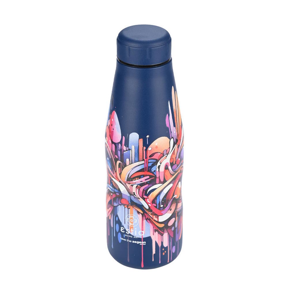 Μπουκάλι Θερμός Ανοξείδωτο Travel Flask Save The Aegean - Vibrant Vortex 500ml 22075 Estia - 86666