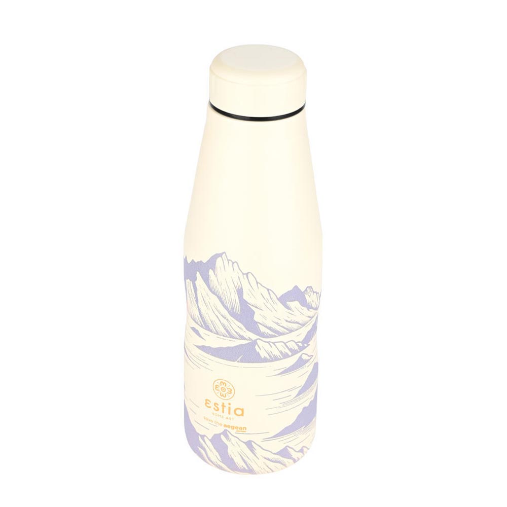 Μπουκάλι Θερμός Ανοξείδωτο Travel Flask Save The Aegean - Alpine Essence 500ml 22167 Estia - 86634