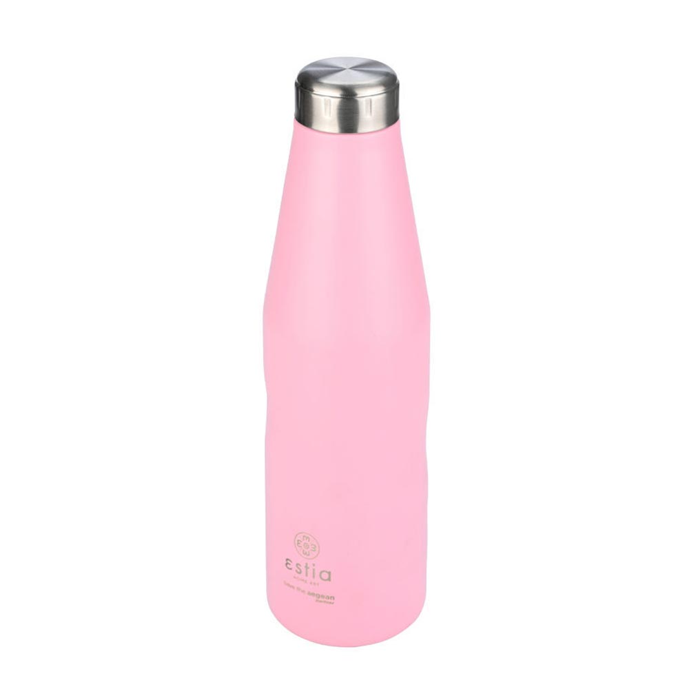 Μπουκάλι Θερμός Ανοξείδωτο Travel Flask Save The Aegean - Blossom Rose 750ml 22365 Estia - 86668