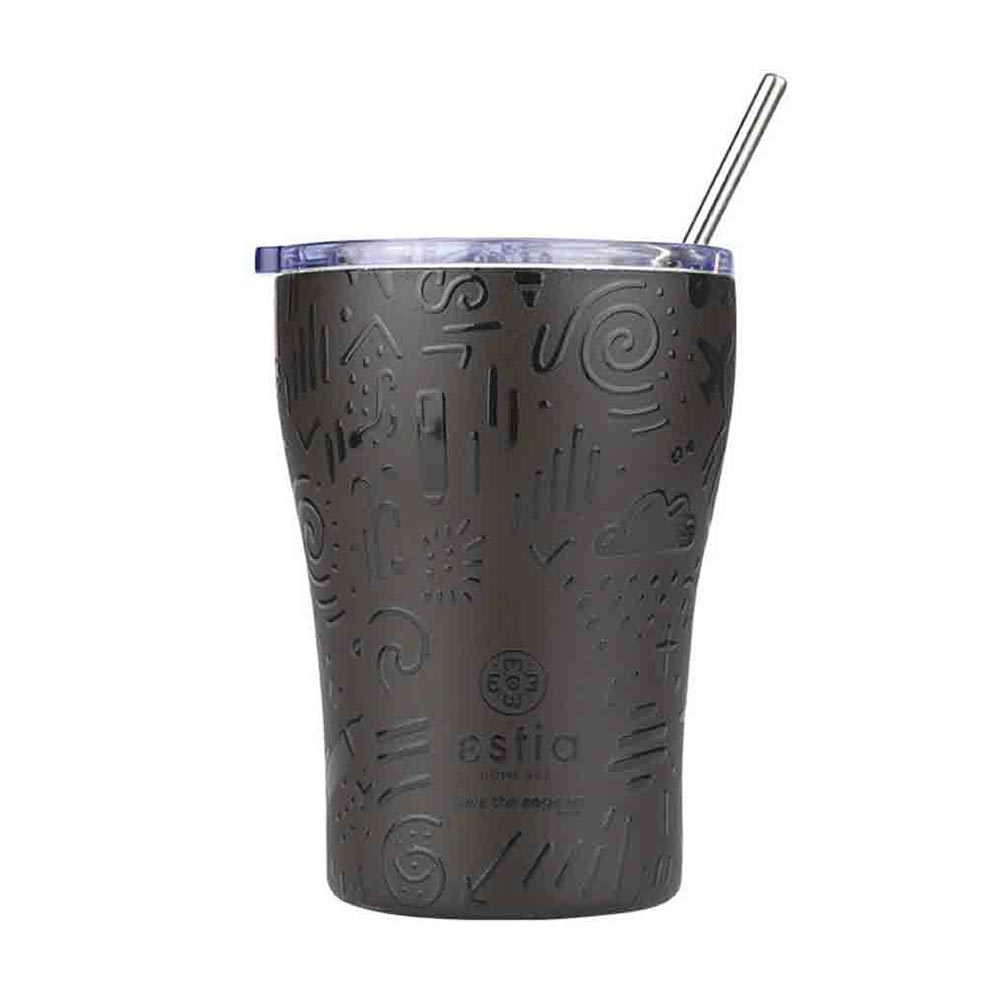 Ποτήρι Θερμός Ανοξείδωτο Coffee Mug Save The Aegean - Noir Echo 350ml 22891 Estia - 1