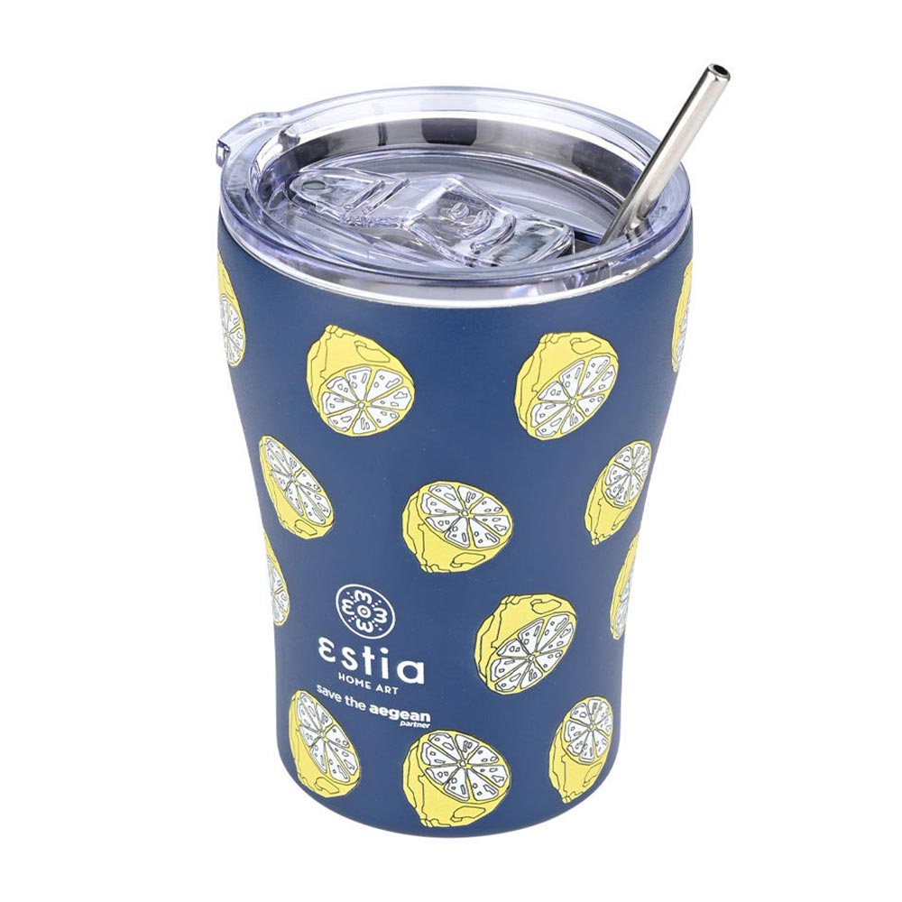 Ποτήρι Θερμός Ανοξείδωτο Coffee Mug Save The Aegean - Citrus Infusion 350ml 22952 Estia - 86484