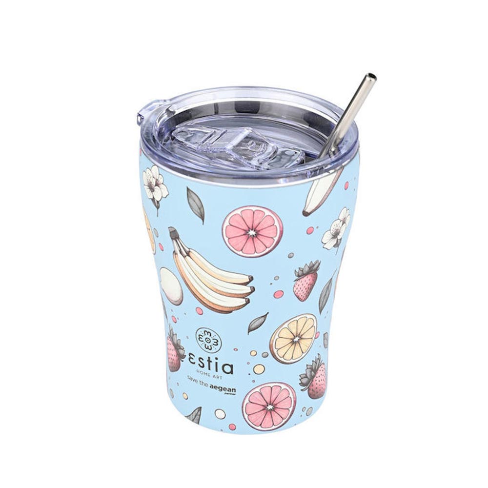 Ποτήρι Θερμός Ανοξείδωτο Coffee Mug Save The Aegean - Subdued Harvest 350ml 23058 Estia - 96854