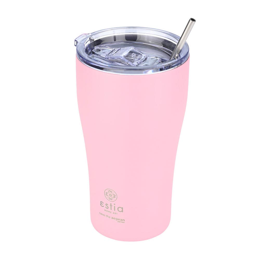 Ποτήρι Θερμός Ανοξείδωτο Coffee Mug Save The Aegean	- Blossom Rose 500ml 23157 Estia - 86490