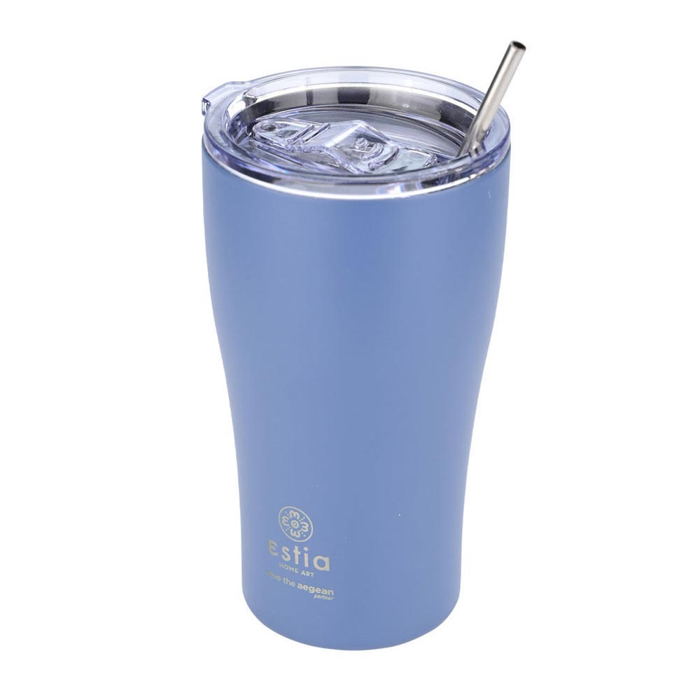 Ποτήρι Θερμός Ανοξείδωτο Coffee Mug Save The Aegean	- Denim Blue 500ml 23188 Estia - 0