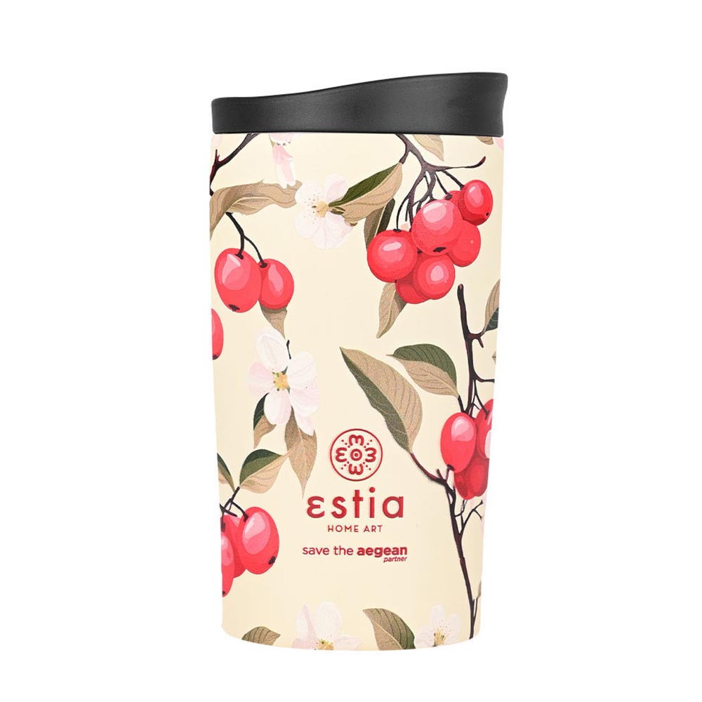 Ποτήρι Θερμός Ανοξείδωτο Travel Mug Save The Aegean - Sakura Whisper 350ml 25632 Estia - 86772