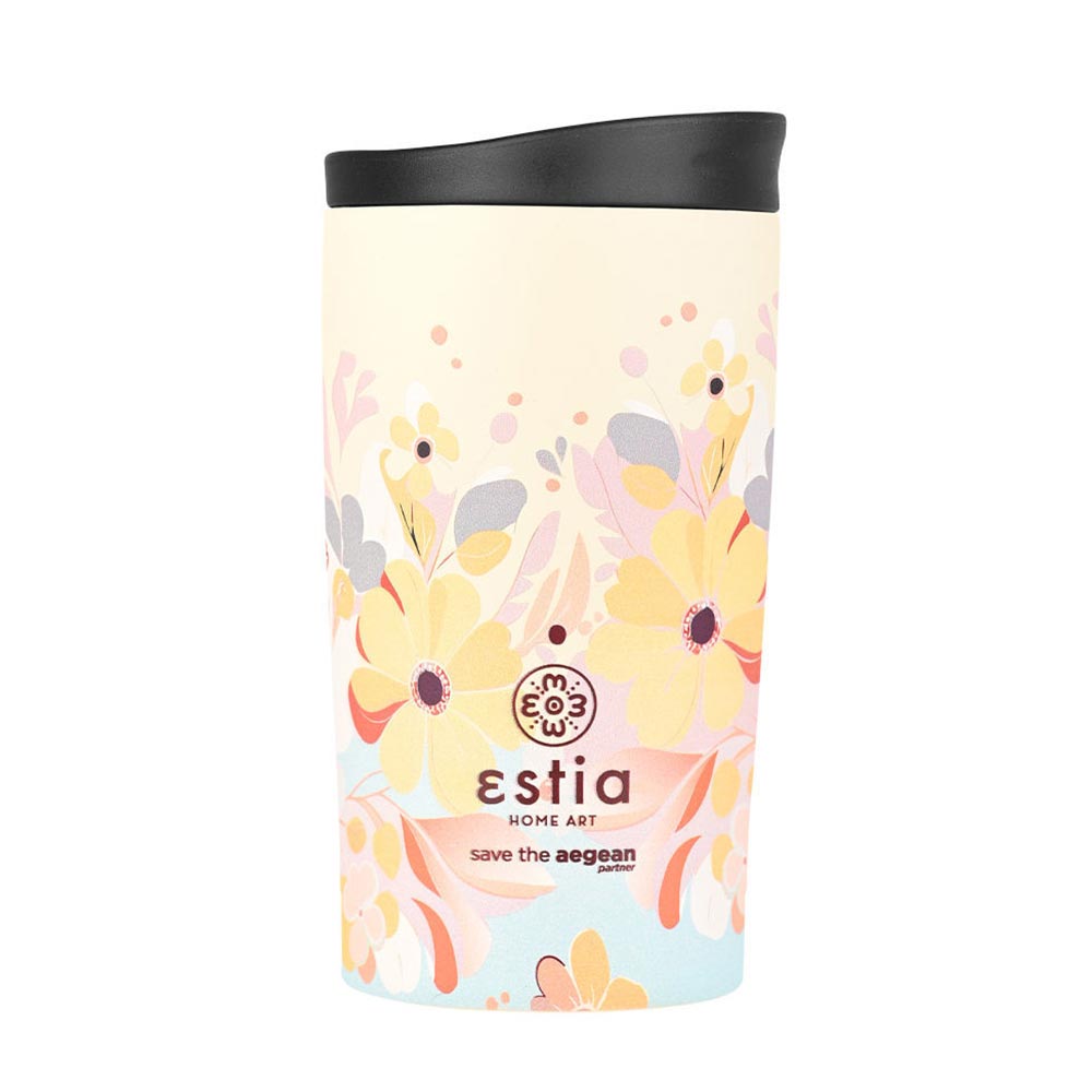 Ποτήρι Θερμός Ανοξείδωτο Travel Mug Save The Aegean - Spring Sonata 350ml 25649 Estia - 86773