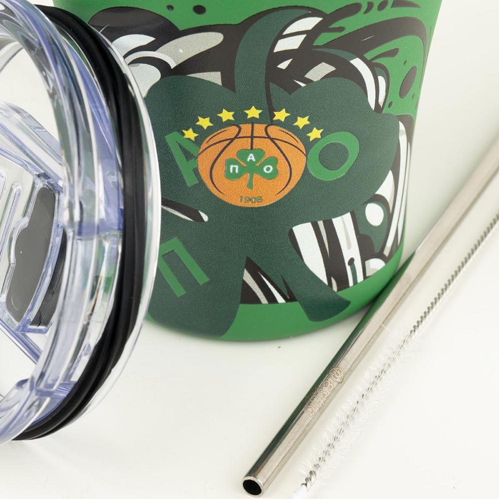 Ποτήρι Θερμός Ανοξείδωτο Coffee Mug Panathinaikos BC Edition - We The Greens 350ml 27247 Estia - 2