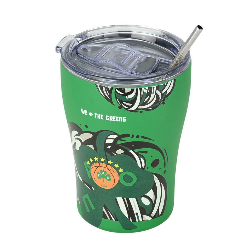 Ποτήρι Θερμός Ανοξείδωτο Coffee Mug Panathinaikos BC Edition - We The Greens 350ml 27247 Estia - 0