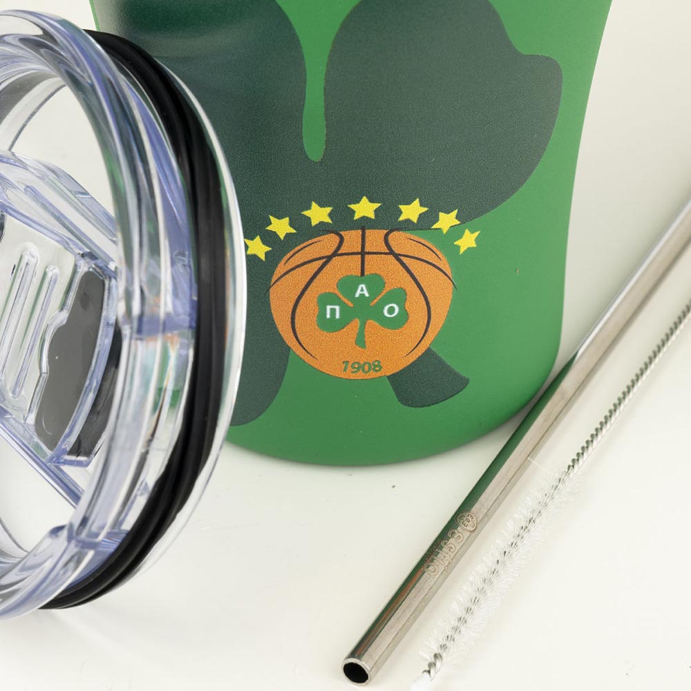 Ποτήρι Θερμός Ανοξείδωτο Coffee Mug Panathinaikos BC Edition 350ml 27254 Estia - 2