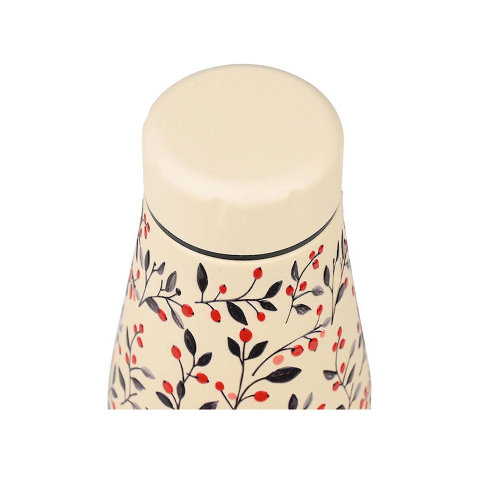 Μπουκάλι Θερμός Ανοξείδωτο Travel Flask Save The Aegean - Bloom Beige 500ml 31558 Estia - 2
