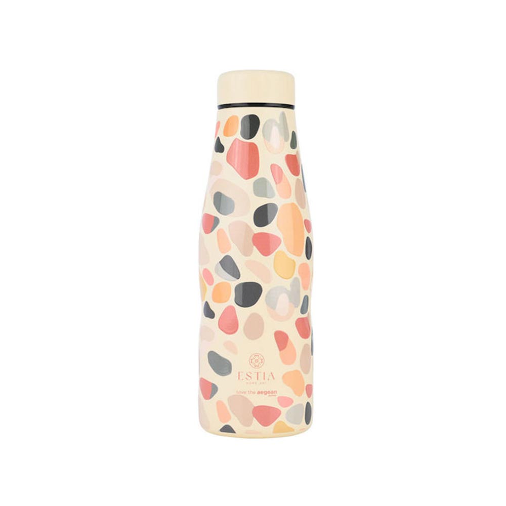 Μπουκάλι Θερμός Ανοξείδωτο Travel Flask Save The Aegean - Hue Pebbles 500ml 31565 Estia - 99484
