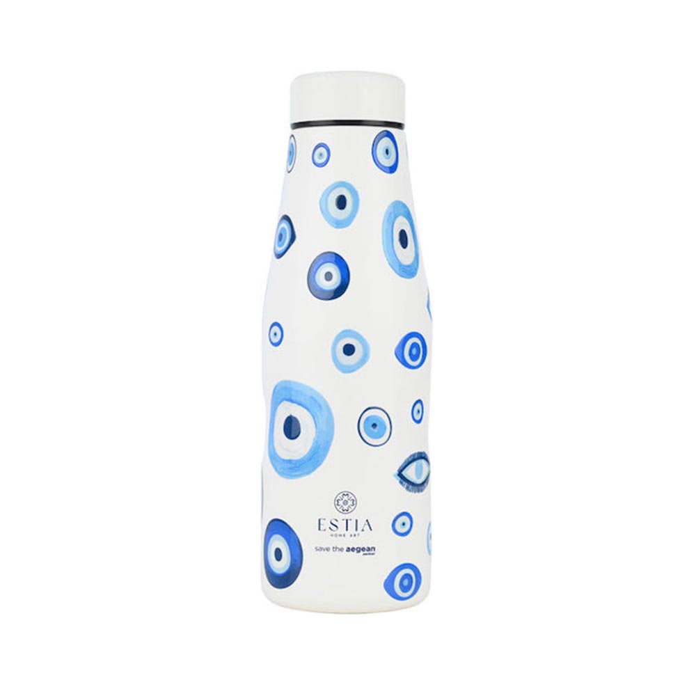 Μπουκάλι Θερμός Ανοξείδωτο Travel Flask Save The Aegean - Spirit of Luck 500ml 31596 Estia - 99576