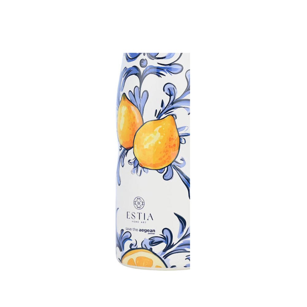 Μπουκάλι Θερμός Ανοξείδωτο Travel Flask Save The Aegean - Amalfi Coast 500ml 31602 Estia - 2