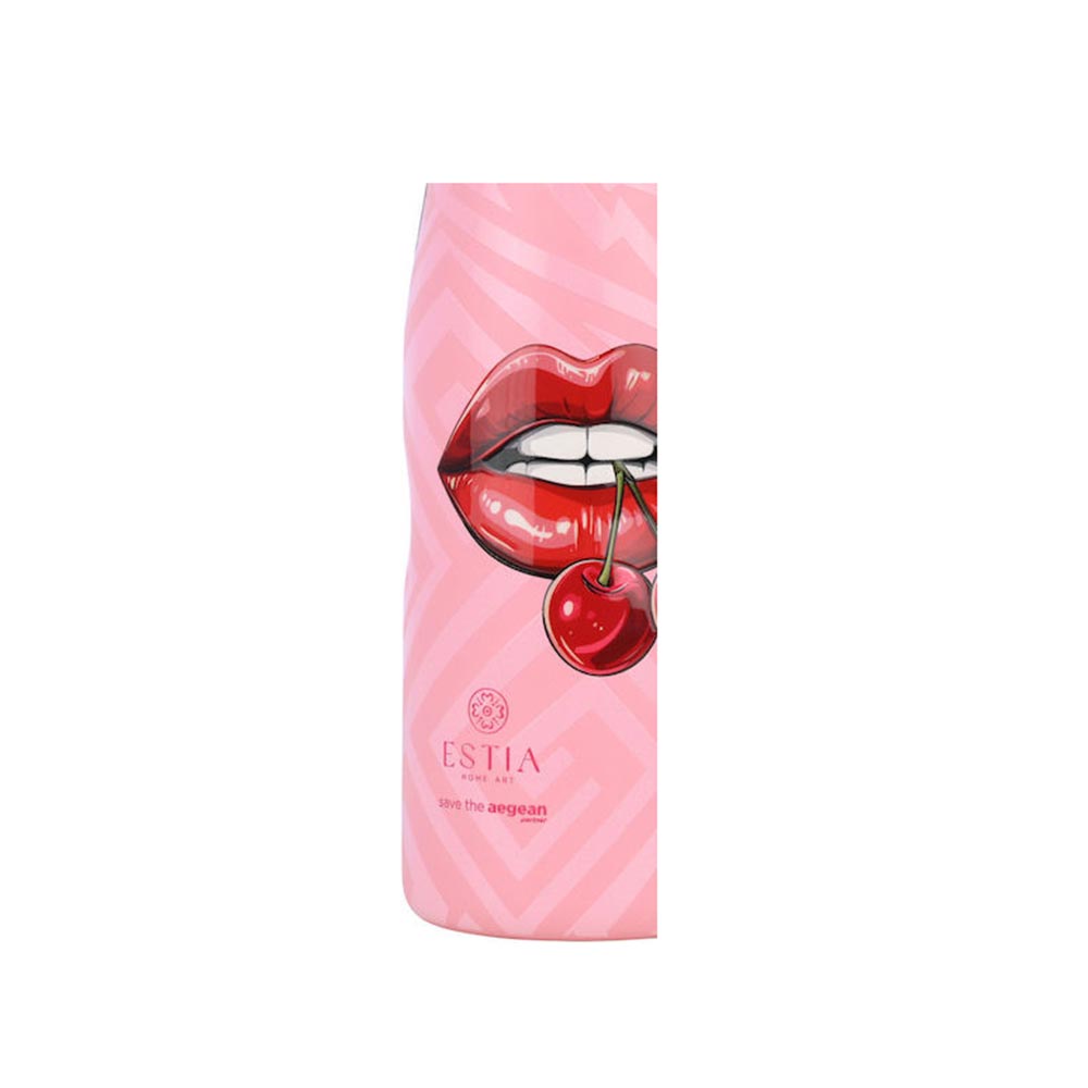 Μπουκάλι Θερμός Ανοξείδωτο Travel Flask Save The Aegean - Blush Pop 500ml 31657 Estia - 1