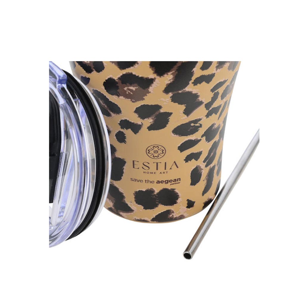 Ποτήρι Θερμός Ανοξείδωτο Coffee Mug Save The Aegean - Spotted Prowl 350ml 31763 Estia - 1