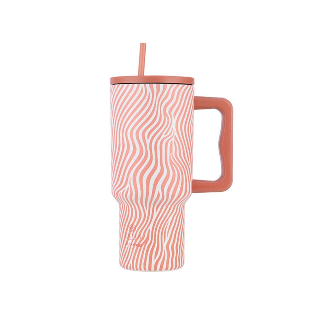 Ποτήρι Θερμός με Καλαμάκι Straw Tumbler XL - Soft Ripple 900ml 32043 Estia - 99540