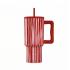 Ποτήρι Θερμός με Καλαμάκι Save The Aegean Straw Tumbler XL Viva Stripe 900ml 41564 Estia - 2