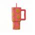 Ποτήρι Θερμός με Καλαμάκι Save The Aegean Straw Tumbler XL Orange Pop 900ml 41595 Estia - 0