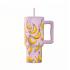 Ποτήρι Θερμός με Καλαμάκι Save The Aegean Straw Tumbler XL Banana Mood 900ml 41601 Estia - 0