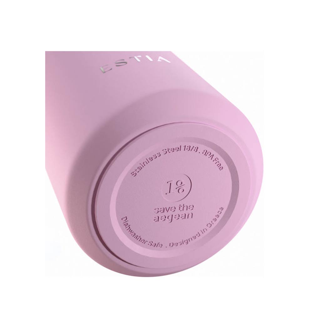 Ανοξείδωτο Μπουκάλι Θερμός Flow Save the Aegean Lavender 500ml 41922 Estia - 2