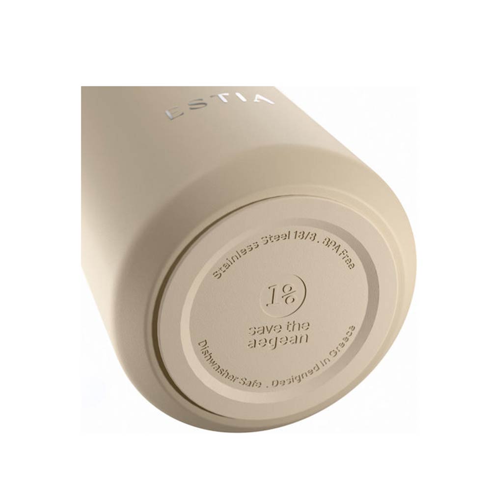 Ανοξείδωτο Μπουκάλι Θερμός Flow Save the Aegean Dune 500ml 41939 Estia - 2
