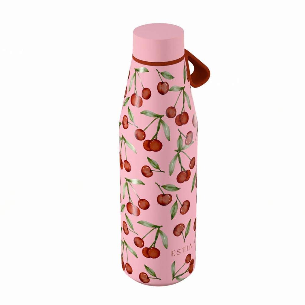 Ανοξείδωτο Μπουκάλι Θερμός Flow Save the Aegean Cherry Rose 500ml 41991 Estia - 1