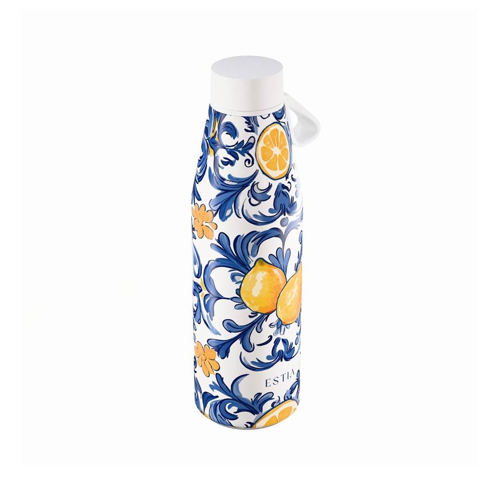 Ανοξείδωτο Μπουκάλι Θερμός Flow Save the Aegean Amalfi Coast 500ml 42004 Estia - 1