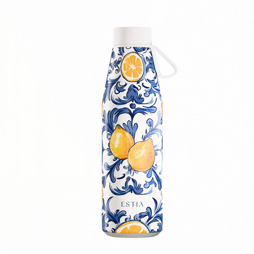 Ανοξείδωτο Μπουκάλι Θερμός Flow Save the Aegean Amalfi Coast 500ml 42004 Estia - 123928