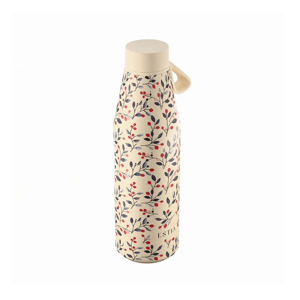 Ανοξείδωτο Μπουκάλι Θερμός Flow Save the Aegean Bloom Beige 500ml 42028 Estia - 1