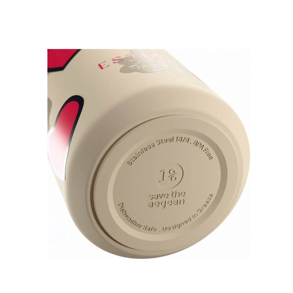 Ανοξείδωτο Μπουκάλι Θερμός Flow Save the Aegean Tender Lace 500ml 42035 Estia - 3