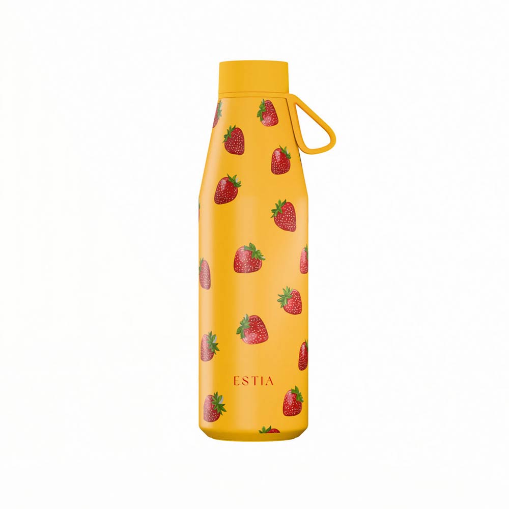 Ανοξείδωτο Μπουκάλι Θερμός Flow Save the Aegean Berry Bright 500ml 42042 Estia - 123938