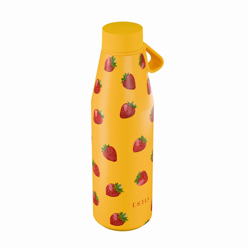 Ανοξείδωτο Μπουκάλι Θερμός Flow Save the Aegean Berry Bright 500ml 42042 Estia - 1