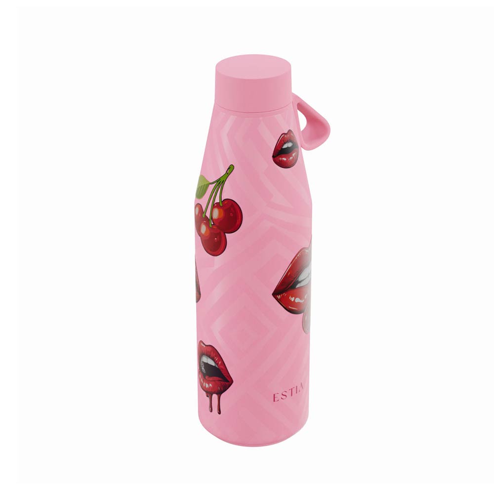 Ανοξείδωτο Μπουκάλι Θερμός Flow Save the Aegean Blush Pop 500ml 42080 Estia - 1