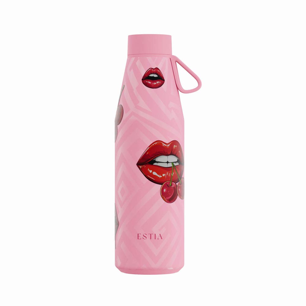 Ανοξείδωτο Μπουκάλι Θερμός Flow Save the Aegean Blush Pop 500ml 42080 Estia - 123948
